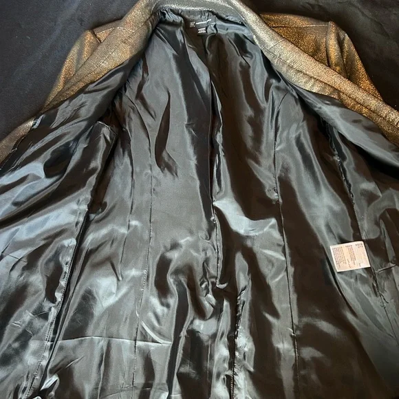 Bronze Gold Shimmer Blazer - Picture 5 of 9